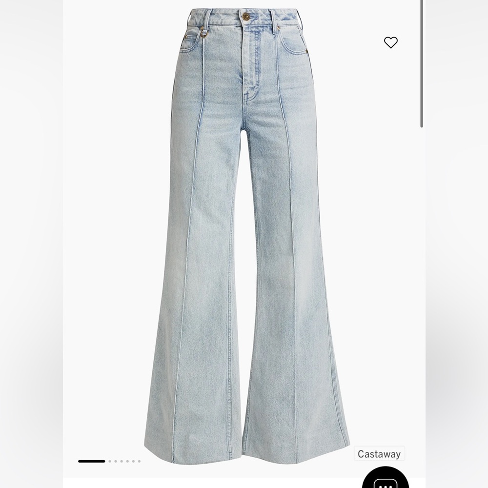 Zimmermann Light Blue Flare Jeans